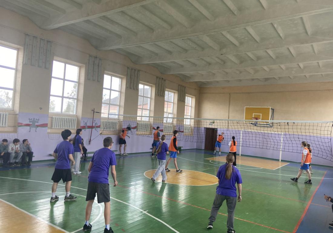 Товарищеская встреча по волейболу